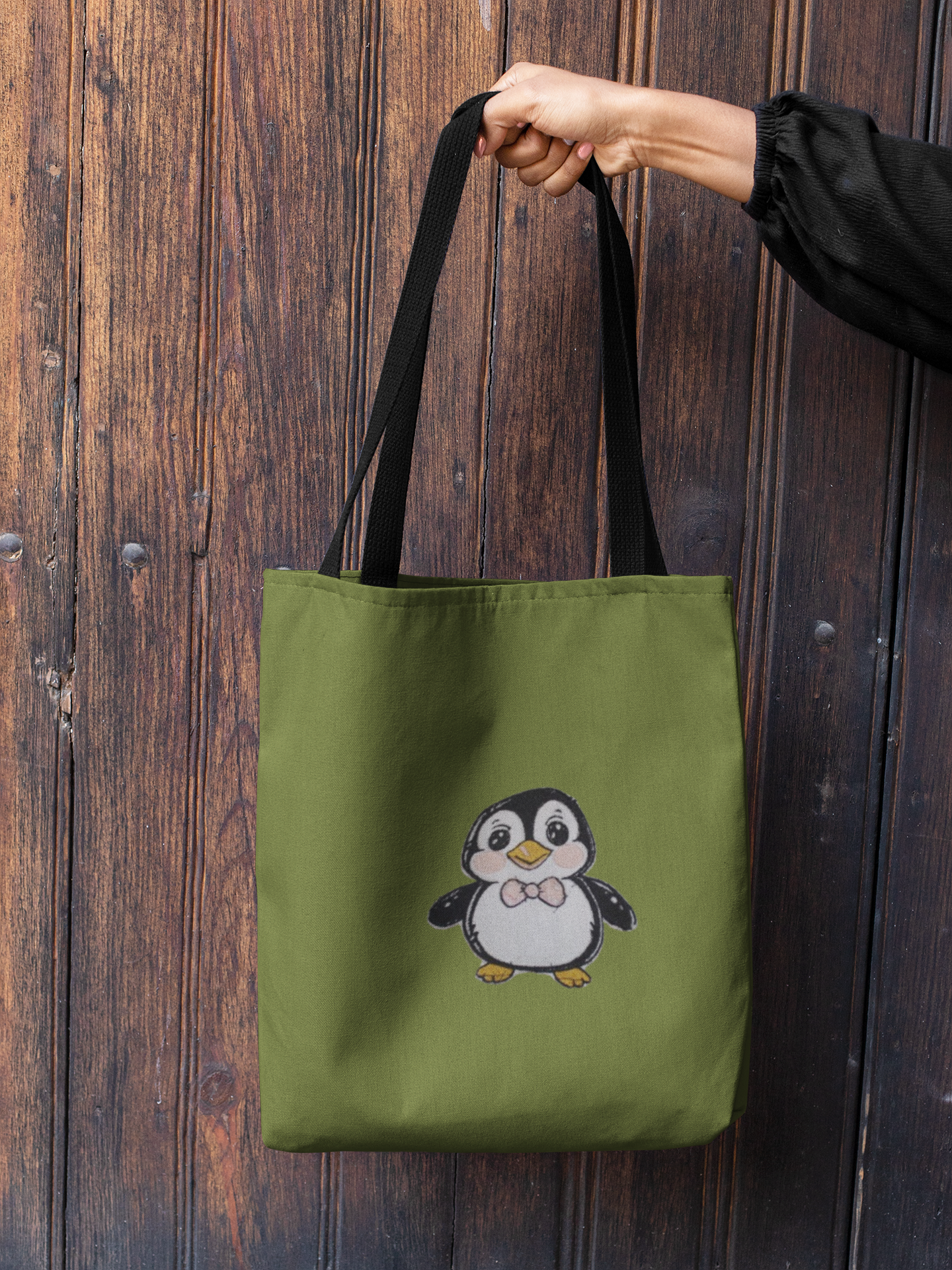 Kawaii Penguin Embroidered Patch | Cute Iron-On Penguin Patch for Jackets, Bags & Hoodies