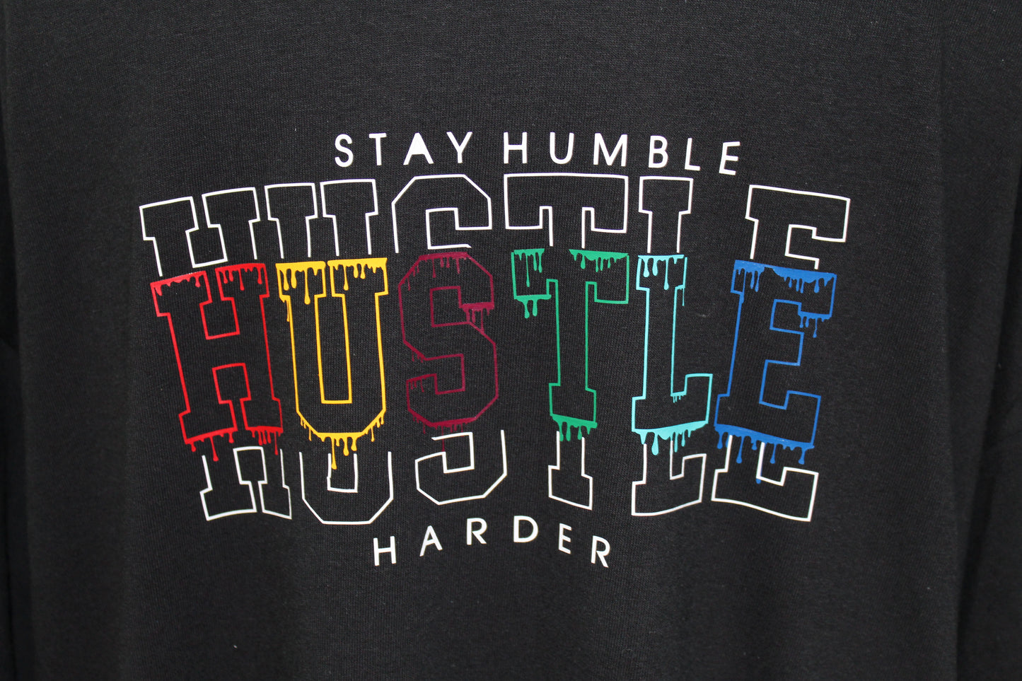 Stay Humble Hustle Hard Unisex HTV Short Sleeve Shirt