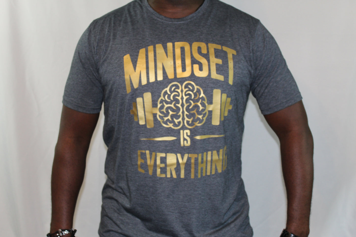 Gym T-Shirt – “Mindset Is Everything” | Unisex Relaxed Fit Performance Tee