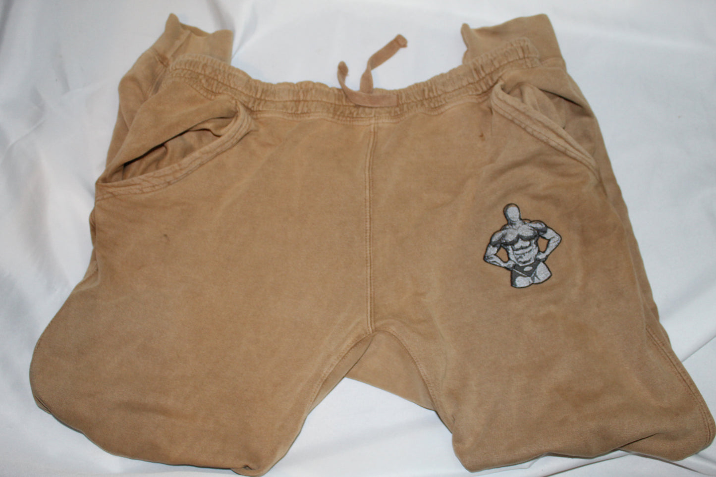 pre-order  Silhouette Bodybuilder Joggers – Unisex Vintage Gym Sweatpants