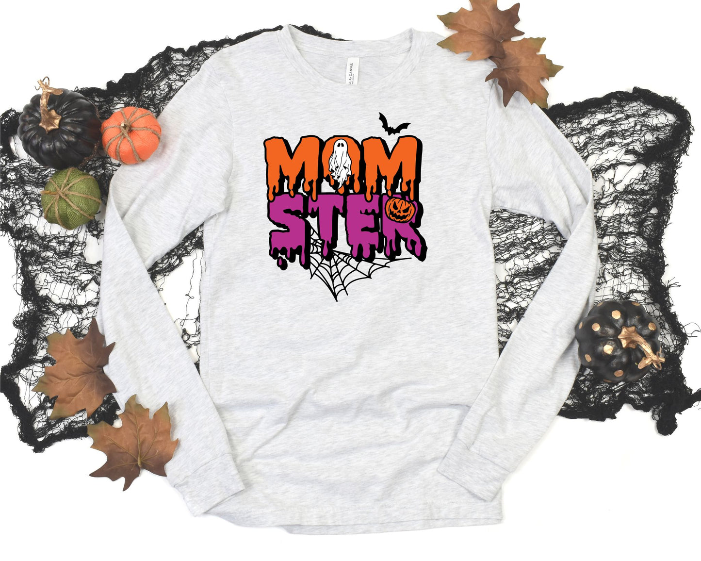 Momster HTV, DTF long sleeve sweatshirt.