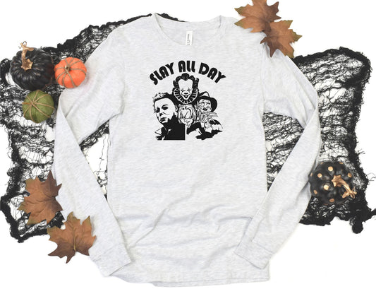 Slay All Day HTV, DTF long sleeve Shirt