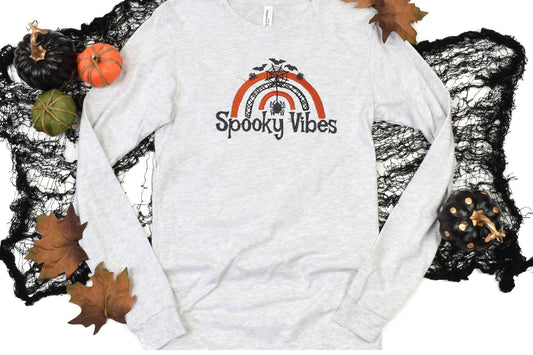 Spooky Vibe Embroidered Shirt