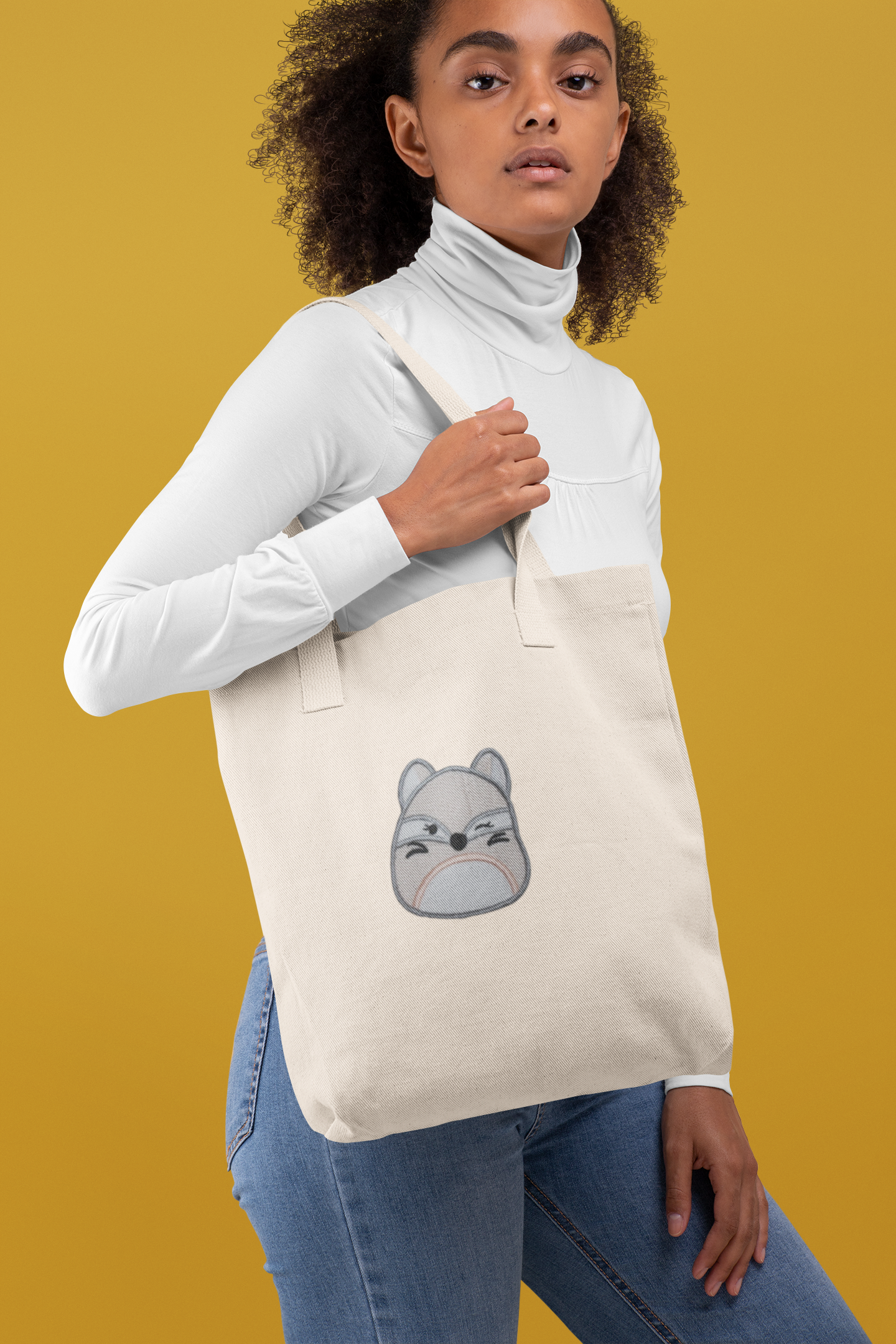 Squishy Cute Embroidered Patch | Adorable Squishmallows-Inspired Iron-On Patch for Clothes, Bags & Jackets