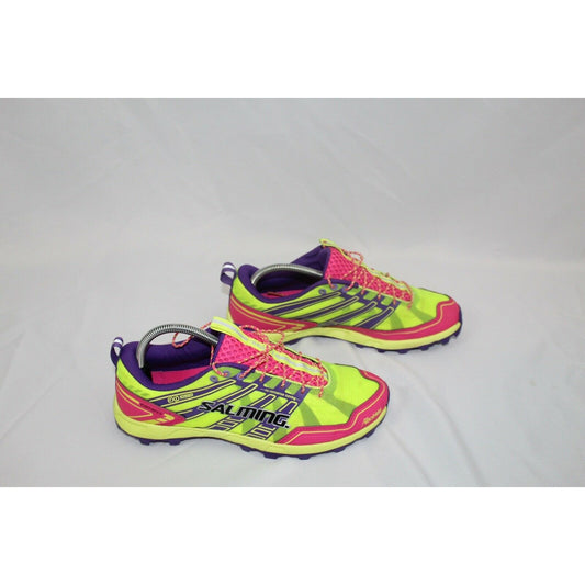 Salming Womens elements  Yellow Pink Running Shoes Sneakers 10.5