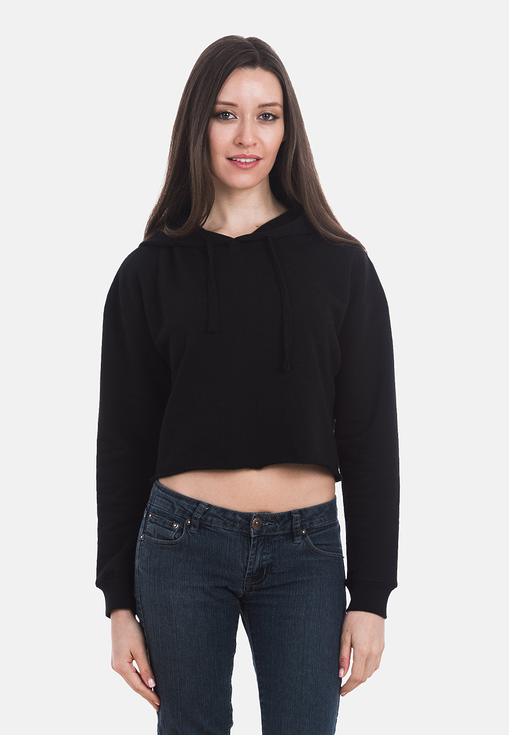 Women’s Dsweetdeals Embroidered Rose Logo Crop Hoodie