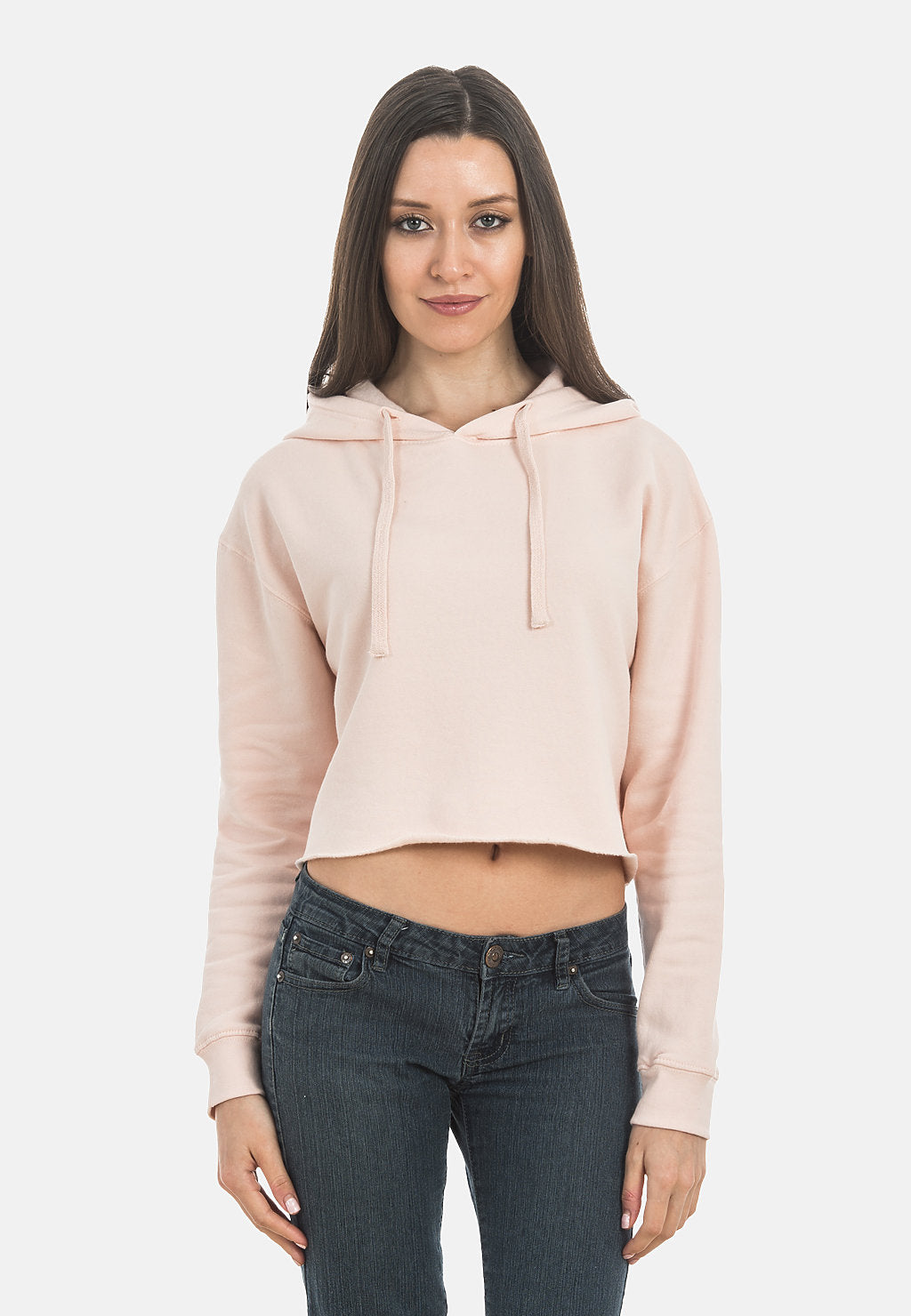 Women’s Dsweetdeals Embroidered Rose Logo Crop Hoodie