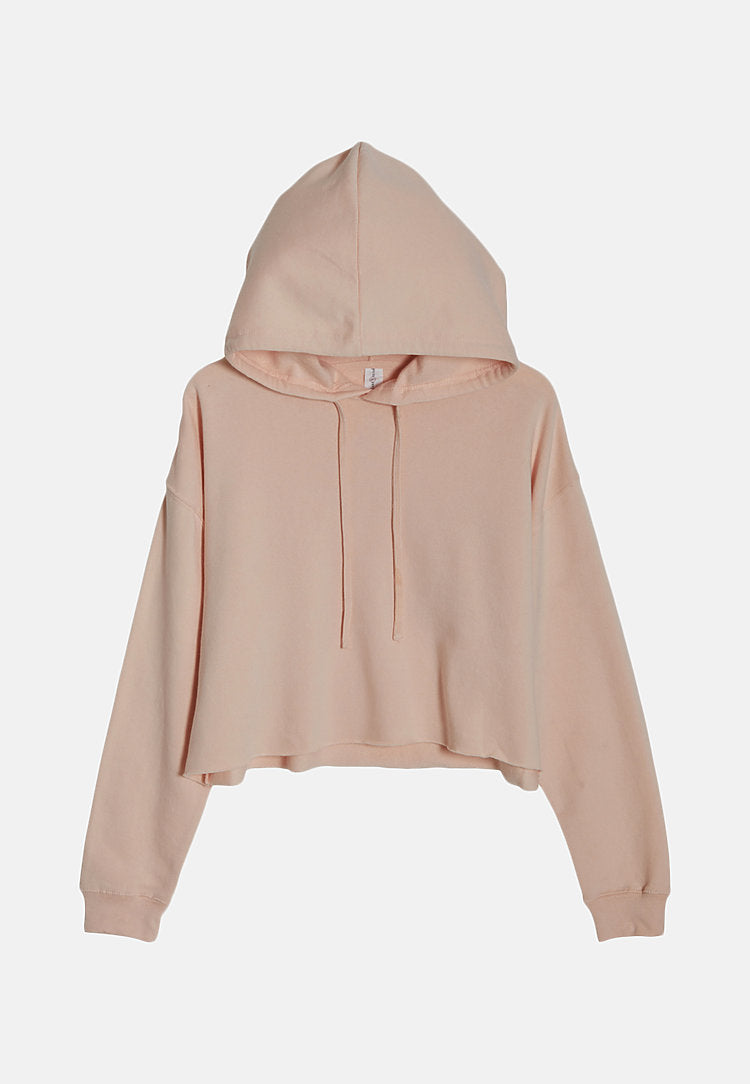 Women’s Dsweetdeals Embroidered Rose Logo Crop Hoodie