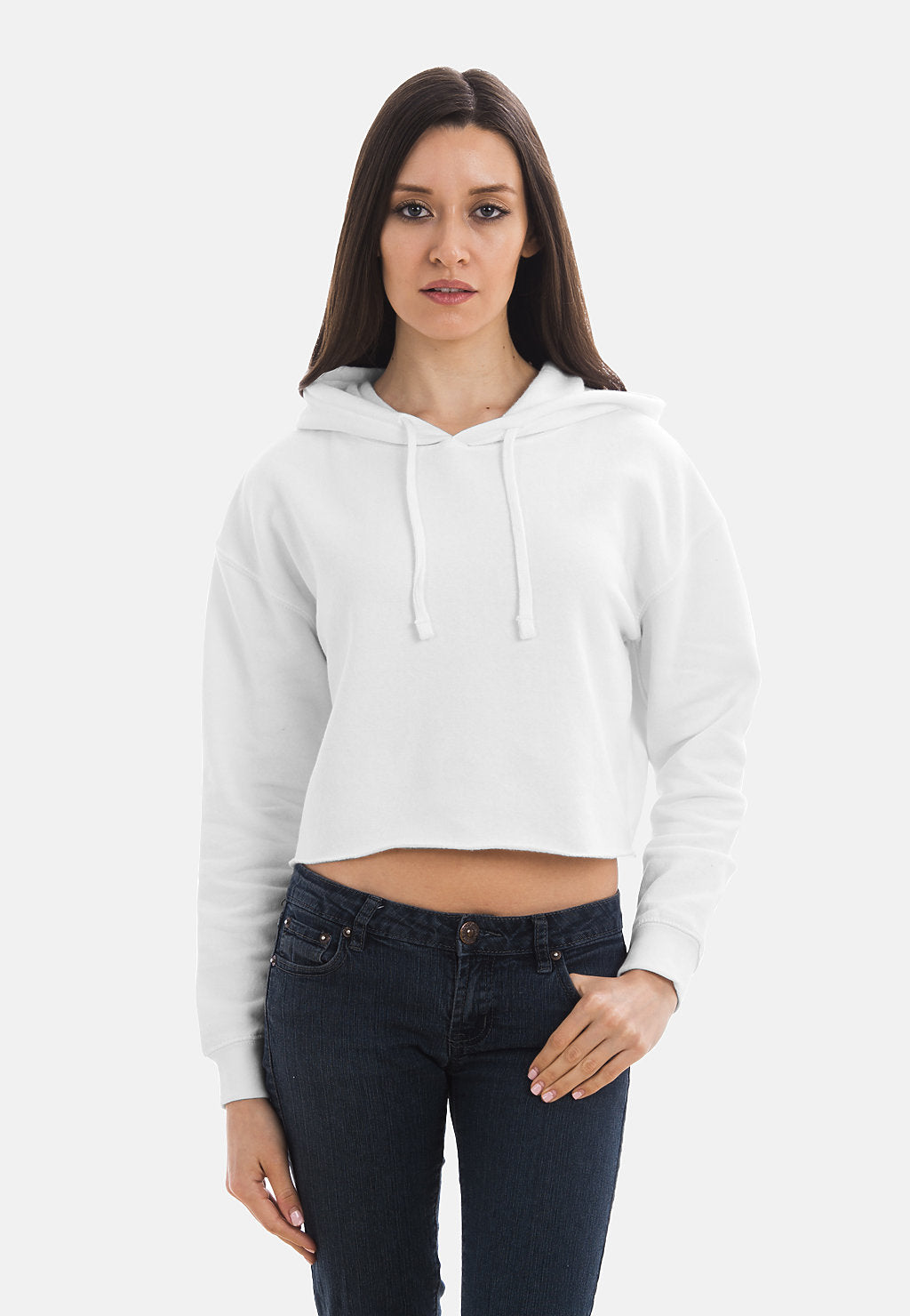 Women’s Dsweetdeals Embroidered Rose Logo Crop Hoodie